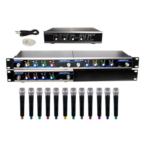 Vocopro USBACAPELLA12 12 Channel USB Interface Wireless Microphone System