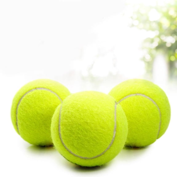 Tennis Ball,Elastic Low Stage Pressureless Bulk Training Tools,Fluorescent Yellow Rubber & Felt Training Ball,High Elasticity, for Trainin-g and Competition,for All Types of Fields