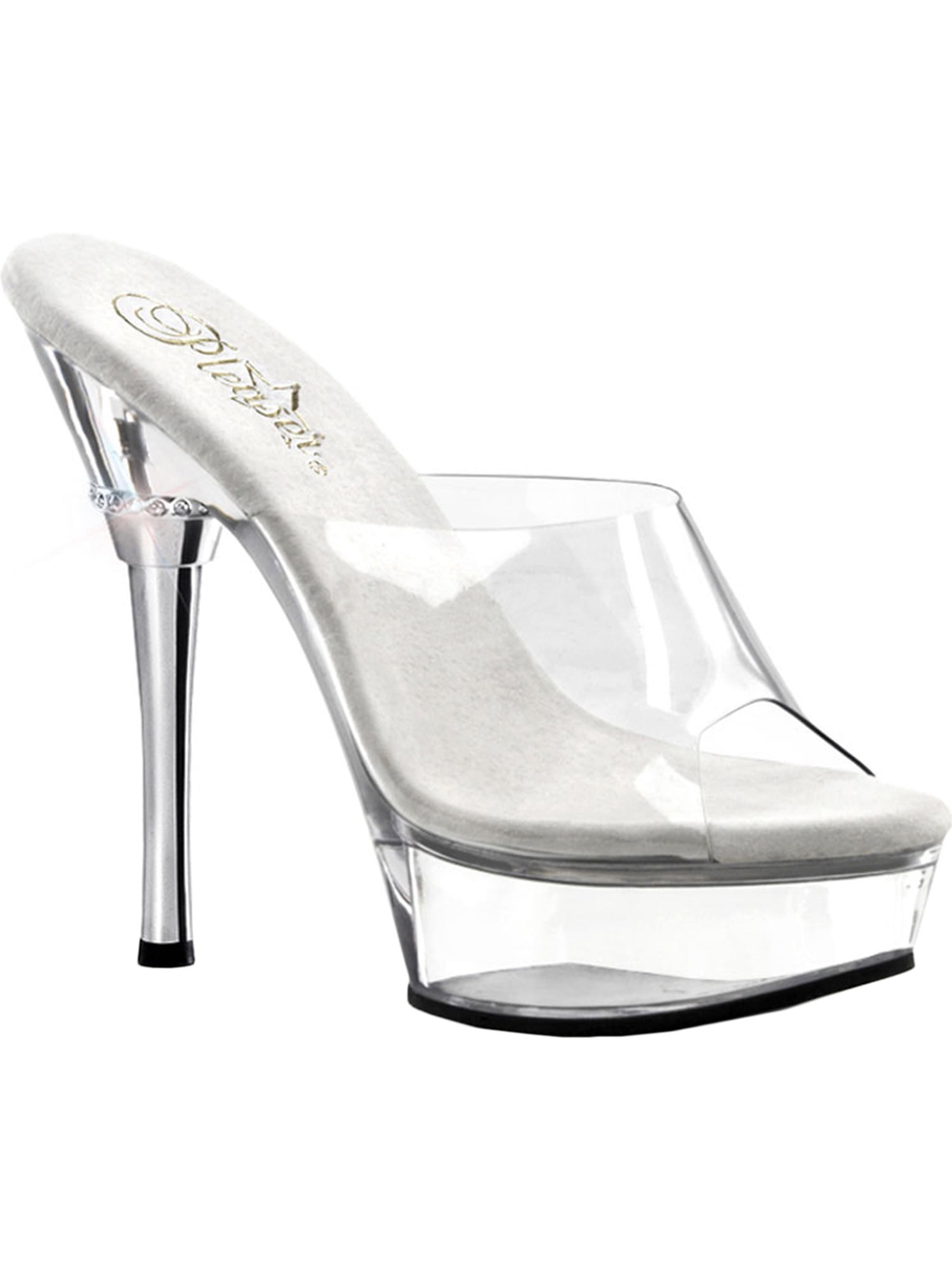 clear womens dress shoes