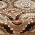 thumbnail image 3 of Linon Juncture Cylinders Power Loomed Chenille Polyester 5'x8' Rug in Brown, 3 of 5