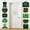 Green, variant on IPEWLEX St. Patrick's Day Door Couplet Banner - 2-Pack Festive Hanging Decorations for Door,Indoor/Outdoor Holiday Party Accent