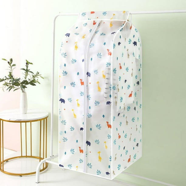 Stereo Printing Dust Hanging Garment Bags Organizer Storage With Large Clear Window Rack Cover Well Sealed Closet For Suit Coats Jackets Dress Com Stereo Printing Dust Hanging Garment, Garment Rack Cover Pattern