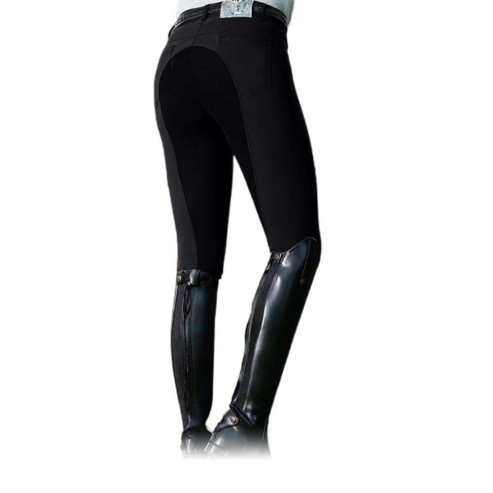HoWD Women Fashion High Waist Elastic Equestrian Pants Horse Racing
