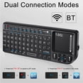 thumbnail image 3 of Miniteclado Miritz K808 ultrafino con panel táctil Bluetooth 5.1, 3 of 9