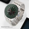 thumbnail image 3 of Reloj De Cuarzo Para Hombre Con Calendario, Fase Lunar, Correa De Acero Inoxidable, Reloj De Pulsera Para Varias Ocasiones, 3 of 7
