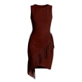 thumbnail image 3 of OSFVNOXV Velvet Maxi Dress for Women Fall Square Neck Princess Dress with Lantern Cuffs Smocked Tiered Ruffle A-Line Flowy Ball Gown Dress, 3 of 6