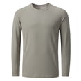 thumbnail image 6 of TOPTIE Men's Dry Fit Long Sleeve Sport T Shirts for Athletic Running, Casual Workout-Brown-M, 6 of 8