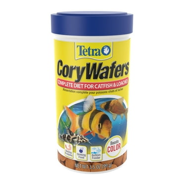 Tetra CoryWafers Fish Food, Complete Diet for Catfish & Loaches, 3.5 oz