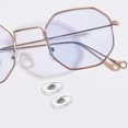 thumbnail image 2 of MOVTOTOP 6 Pairs Air Cushion Round Nose Pads for Glasses Metal Core Design, 2 of 8