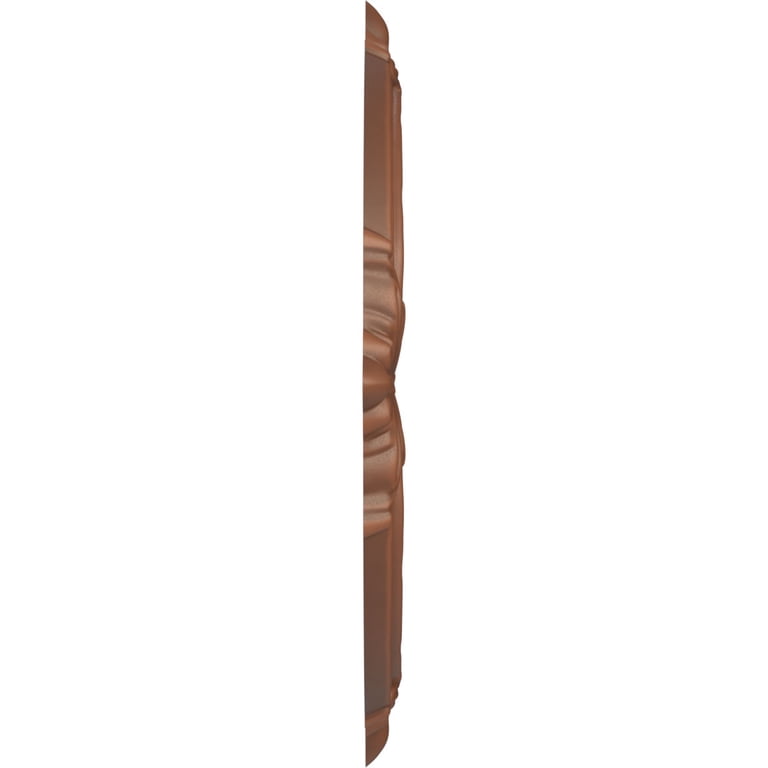 Ekena Millwork Attica PVC Ceiling Medallion - 19" OD, Fits Canopies Up To 6 3/4", Universal Metallic Pearl Mist Finish