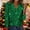 Green, variant on XPMWRP Sequin Tops for Women Long Sleeve Glitter Sparkly Shirts V Neck Dressy Date Night Party Holiday Outfits Blouses Gray L
