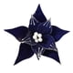 thumbnail image 5 of 28cm Christmas Poinsettia Glitter Flower Hanging Xmas Party Tree Decoration Xmas Artificial Poinsettia Floral DIY Garlands, 5 of 5