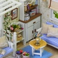 DIY Dollhouse,Furniture Diy Wooden Presser Feet Diy Wooden Kit With Furniture Diy Wooden Kit