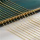 thumbnail image 1 of Cadena simple de plata de ley S925 bañada en oro de 18 quilates con forma de cruz y ondas de agua, cadena de clavícula múltiple con cuerpo lateral, 1 of 5