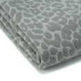 thumbnail image 5 of Chanasya Super Soft Leopard Print Acrylic Throw Blanket With Tassels - Lightweight Modern and Shabby Chic Woven Blanket for Bed, Sofa, Chair, Living Room, and Bedroom Decor (50x65 Inches) Charcoal, 5 of 6