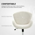 thumbnail image 4 of HOMCOM Chaise de Bureau, Chaise de Bureau Pivotante avec Siège Grand, Dossier Papillon, 4 of 10