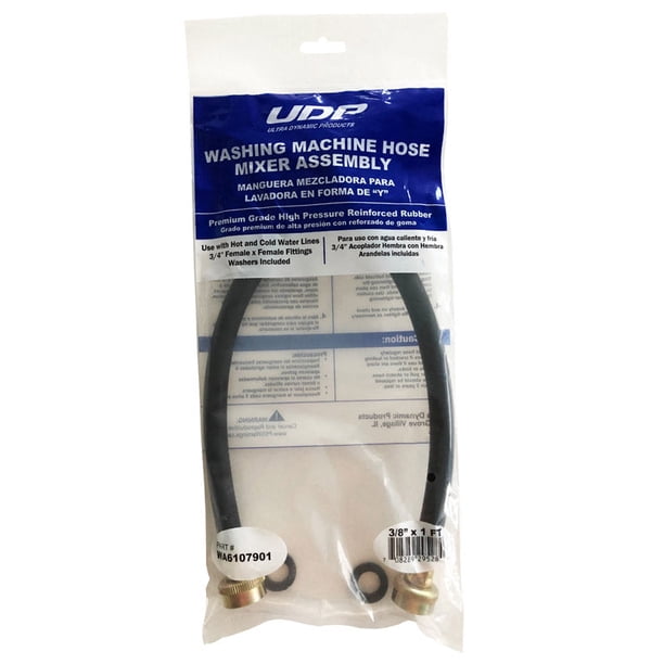 Manguera para lavadora Ultra Dynamic Products (caucho, 30 cm)