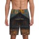thumbnail image 1 of Fotbe Rustic Cabin Autumn Forest Pantalones Cortos de Pijama para Hombre, Ropa de Dormir, Pantalones de Pijama Cortos para Hombre-X-Large, 1 of 6