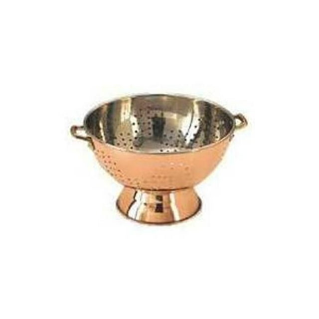 Old Dutch International 769 9 in. Decor Copper Footed Colander-Centerpiece