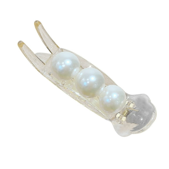 Jewelry On Pearl Ball Hair Clip Grasping Clip Hairpin Girl Disc Hair Clip Headdress Wh