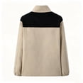 thumbnail image 5 of Lmueinov Women Windbreaker Jacket with Zip Pockets Full Zip Up Vintage Color Block Rain Jacket Windproof Lightweight Hiking Jacket Outdoor Casual Coat M-4XL, 5 of 5