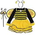 thumbnail image 2 of SonxaHe Dress for Big Girl Holiday Bee Role Play Tutu Dress Children Cute Party Performance Dance Dresses,4-Piece Yellow,Szie 7-10 Y, 2 of 6