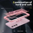 thumbnail image 5 of Allytech Galaxy S22 Case, Compatible with Magsafe Wireless Charging Transparent Anti-Scratch Bumper Back Cover for Samsung Galaxy S22 - Pink, 5 of 8