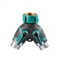 thumbnail image 1 of Divisor de Manguera Conector en y para Grifo de 2 VíAs de 3/4 Pulgadas con VáLvula de , Divisor de Manguera de JardíN B, 1 of 8