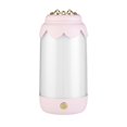 thumbnail image 1 of Linda Lámpara De Escritorio 7 Colores Lámpara De Ambiente 800 Mah Mesa Recargable Luz De Noche Blanco Frío + Amarillo Cálido Lámpara Para Niños Al Lado Del Dormitorio Cuarto De Niños Rosa Monstrate HA015746-00, 1 of 7
