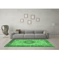 thumbnail image 3 of Ahgly Company Indoor Rectangle Medallion Emerald Green Traditional Area Rugs, 8' x 10', 3 of 4
