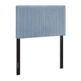 thumbnail image 6 of Modway Keira Velvet Upholstered Twin Headboard in Light Blue, 6 of 7