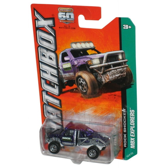 Matchbox MBX Explorers (2012) Purple Rock Shocker Toy Truck 118/120