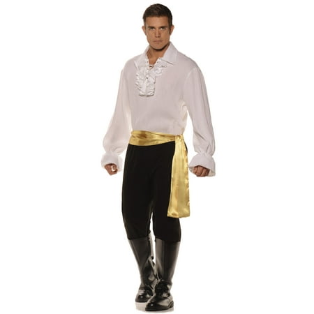 High Seas Bandit Mens Adult White Pirate Halloween Costume