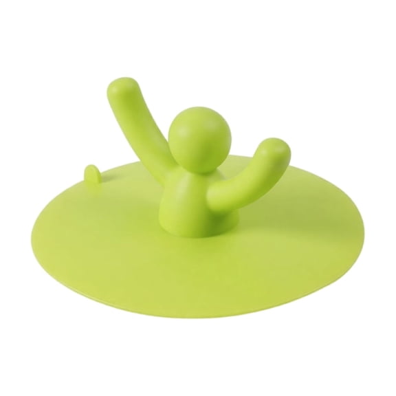 1 Pack Cute Human-Shaped Floor Drain Plug Household Kitchen Toilet Bathroom Shower Waterproof Silicone Sink Plug Bathtub Drain Plug Tool