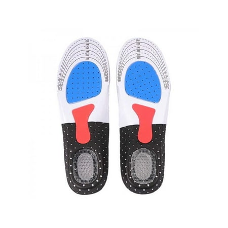 Sport Full Length Orthotic Inserts with Arch Support - Best Shock Absorption & Cushioning Insoles for Plantar Fasciitis, Running, Flat Feet, Heel Spurs & Foot Pain - for Men & (Best Running Shoes For Orthotics Wearers)