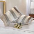 thumbnail image 3 of Outdoor Pillow Cover Ombre Brown off White Painting Set of 2 Waterproof Throw Pillowcases Abstract Art Decorative Patio Furniture Pillows for Couch Garden Indoor & Outdoor Use, 3 of 9