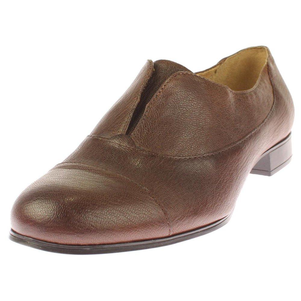 Naturalizer Womens Carabell Leather Laceless Oxfords