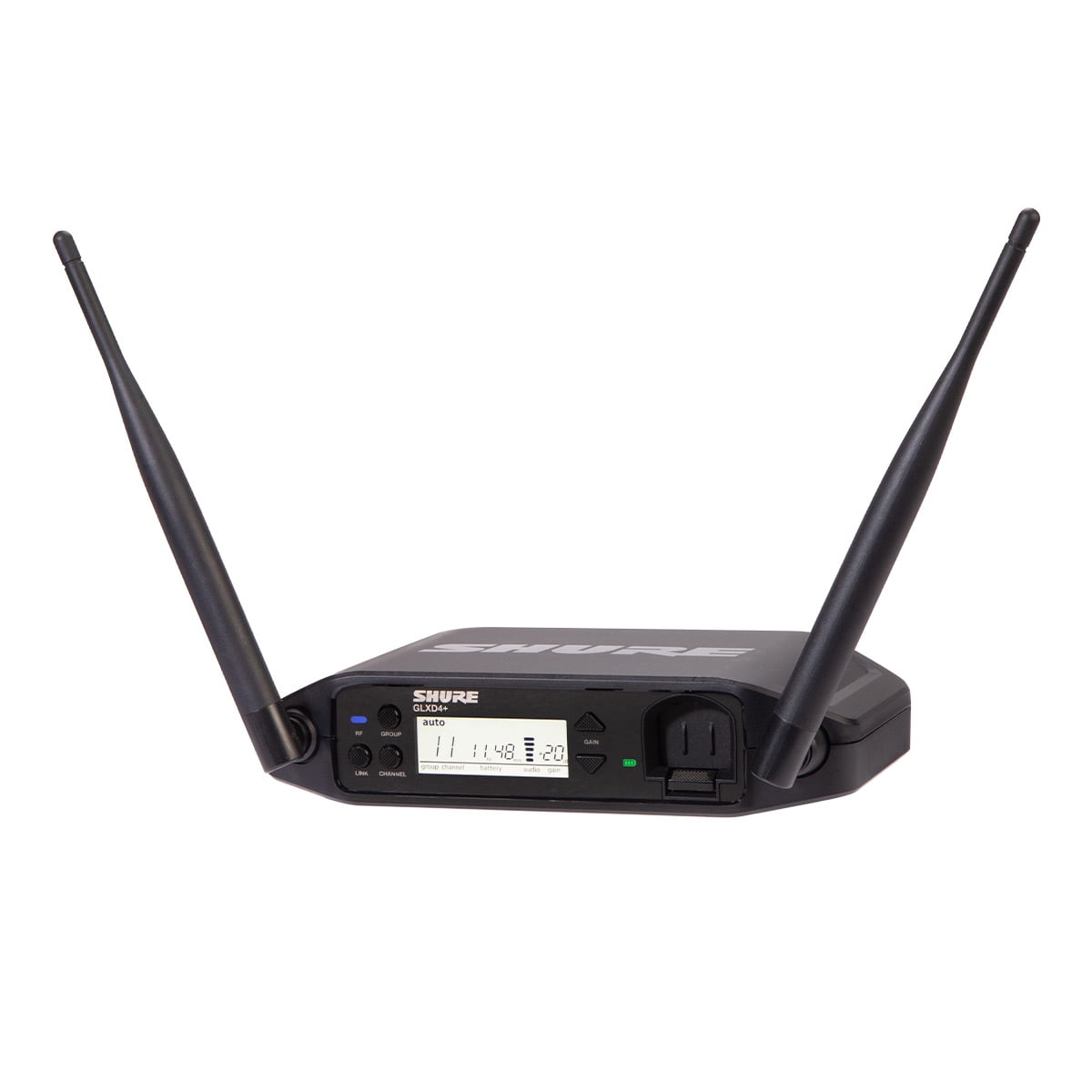 Shure GLXD14+/93-Z3 Dual Band Wireless System with GLXD4+ Tabletop Receiver, GLXD1+ Bodypack Transmitter, & WL93 Miniature Lavalier Microphone