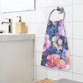 thumbnail image 3 of Yayeee 100% Cotton Hand Towels for Bathroom 16" x 28" Soft Absorbent Kitchen Towel, Colorful Art Flowers, 3 of 7