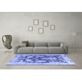 thumbnail image 3 of Ahgly Company Indoor Square Abstract Blue Modern Area Rugs, 7' Square, 3 of 4