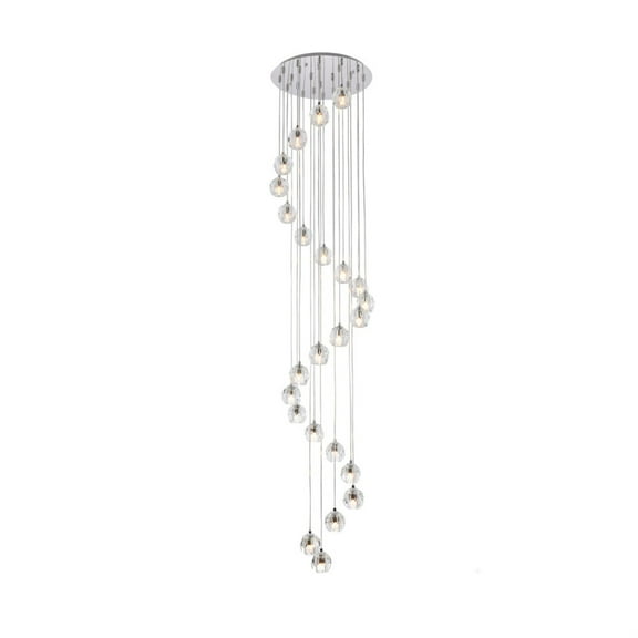 Eren 24 lights Chrome pendant