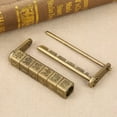 thumbnail image 3 of Fyydes Zodiac Lock,Classical Antique Zinc Chinese Characters Zodiac Password Lock Craft Decoration, 3 of 11