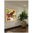thumbnail image 4 of Marmont Hill "Dinosaur Letter" by Curtis Painting Print on Canvas, 4 of 7