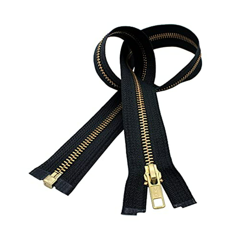 Zipperstop YKK #5 Nylon Coil Separating Zippers - Black 30 (Pack of 1  Zipper)