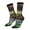2 Black-1, variant on Charming Garden Patio Crew Socks for Men & Women, Breathable Casual Athletic Ankle Socks