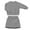 Gray, variant on HAiming Bpys Girls Oversized 2 Piece Outfits Sweatsuit Casual Long Sleeve Crewneck Sweatshirts and Shorts Clothing Sets