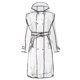 thumbnail image 1 of EVA moda versión coreana creativa completamente transparente envoltura al aire libre adulto rompevientos capa impermeable LingWen 9024715093042, 1 of 3