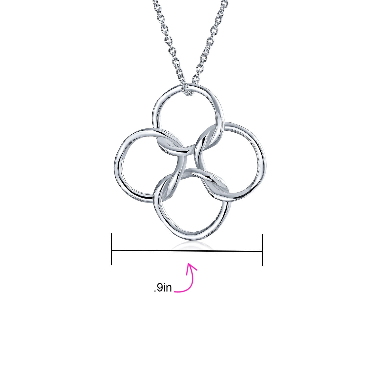 Tiffany & Co. | Jewelry | Authentic Rare Tiffany Co Four Heart Clover  Pendant Necklace 6 Inch Chain | Poshmark
