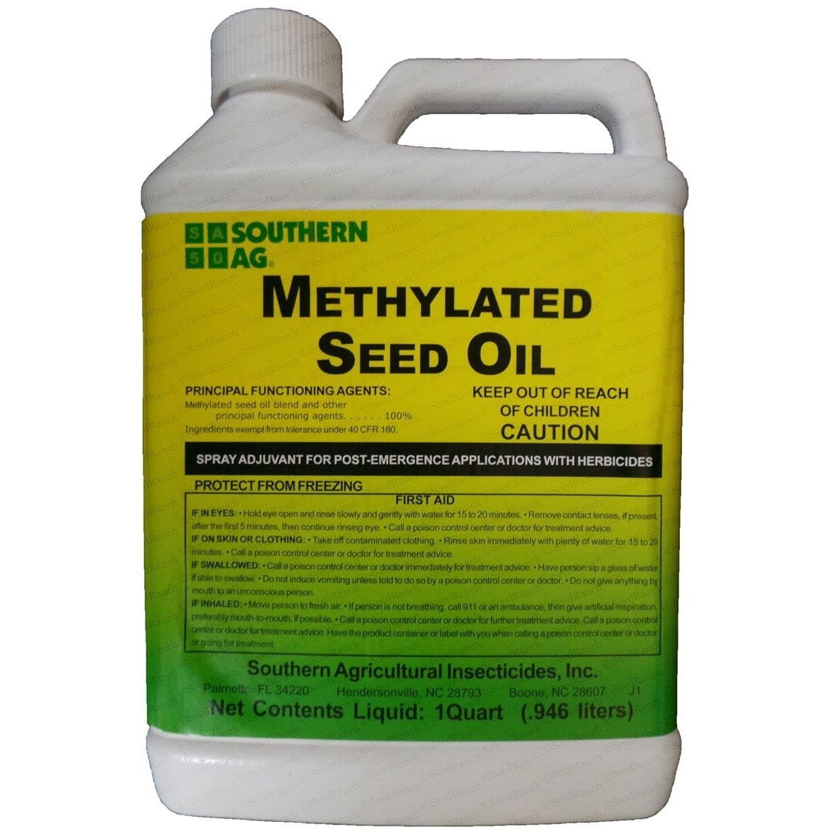 Methylated Seed Oil - Spray Adjuvant for Herbicides - 32 fl oz by Southern Ag
