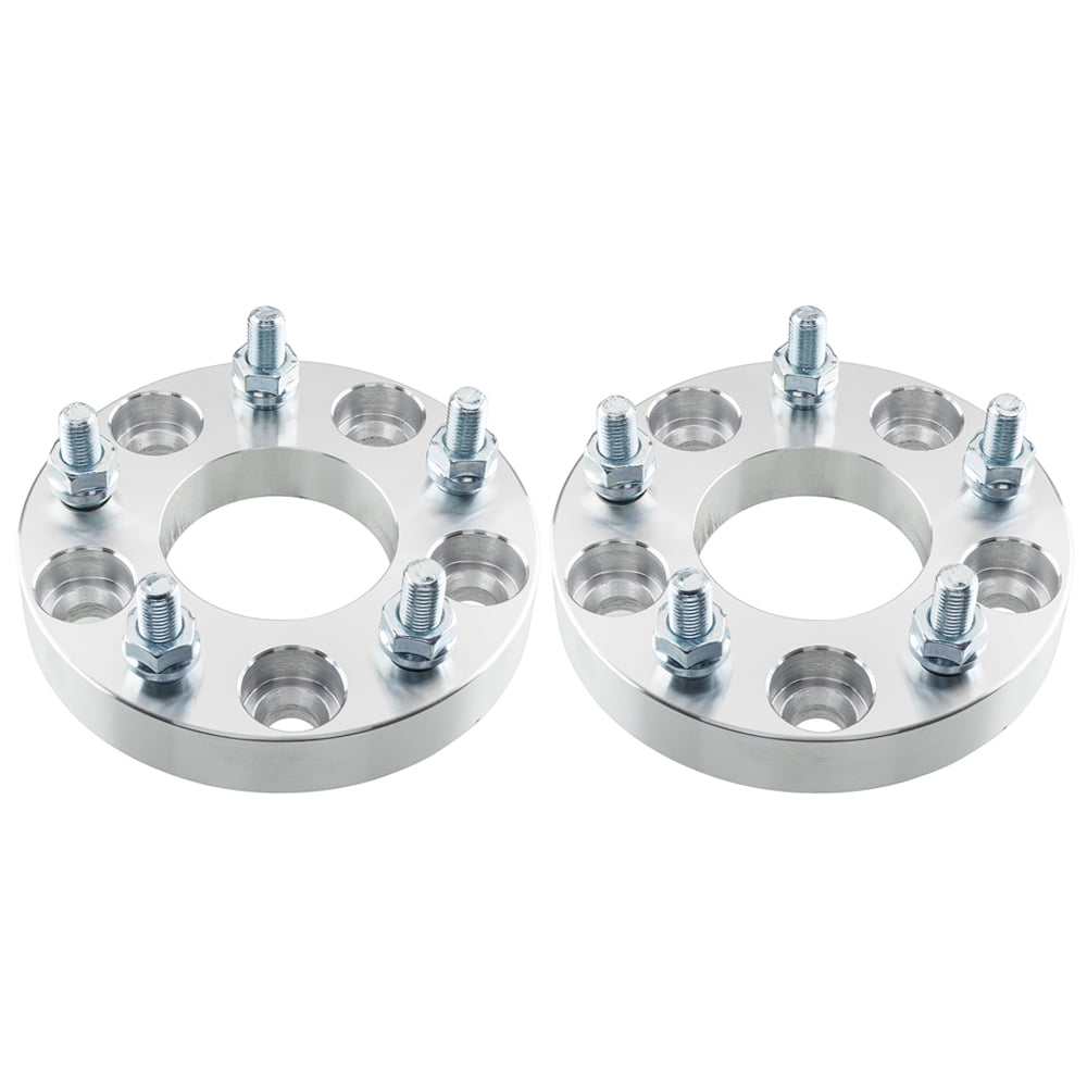2PCS Professional Hub Centric Wheel Adapters for Chevrolet El Camino/Camaro/S10/Corvette, Silver